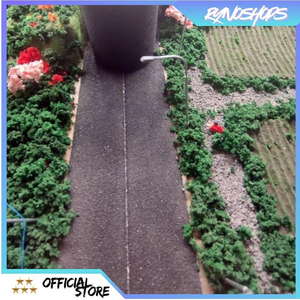 Miniatur Jalan Aspal Maket Diorama Terbaru 10 CM x 10 CM NS Cod