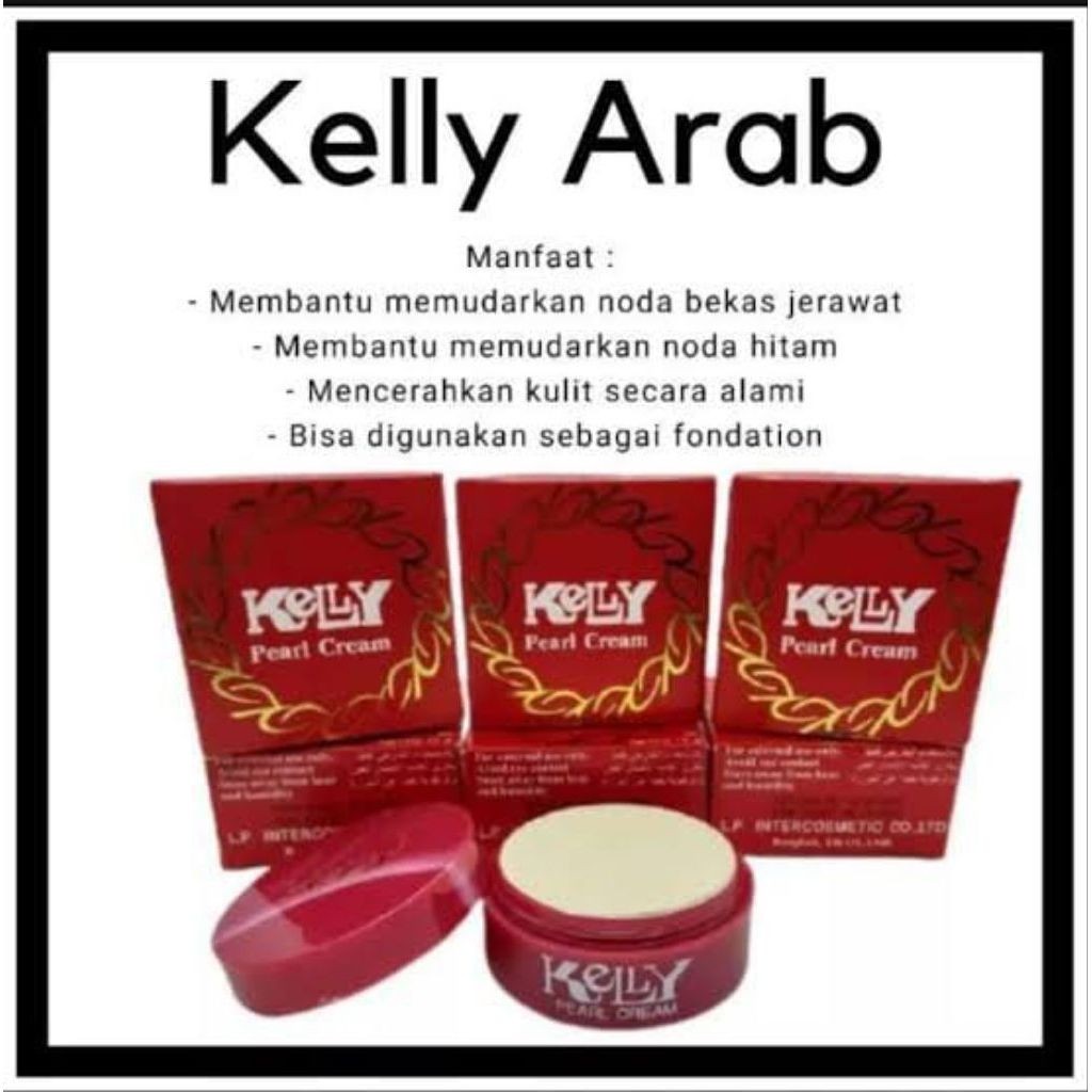 KELLY PEARL CREAM || KELLY ARAB JAMINAN ORI