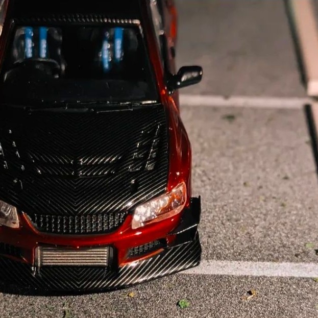 Diecast CM model Mitsubishi evo 9 Voltex