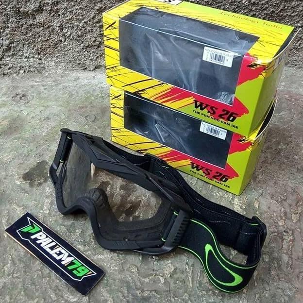 Goggle Trail - Kacamata Cross - Google Helm Bening