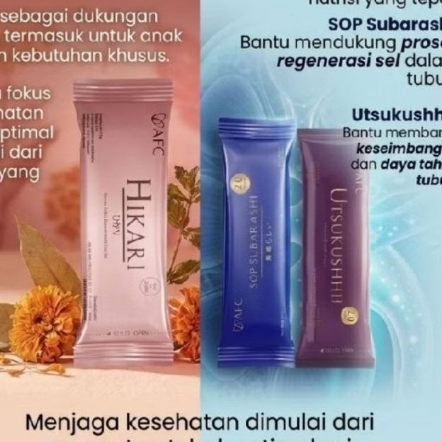 AFC Sachetan SOP Subarashi Utsu Hikari Original Stemcell Therapy