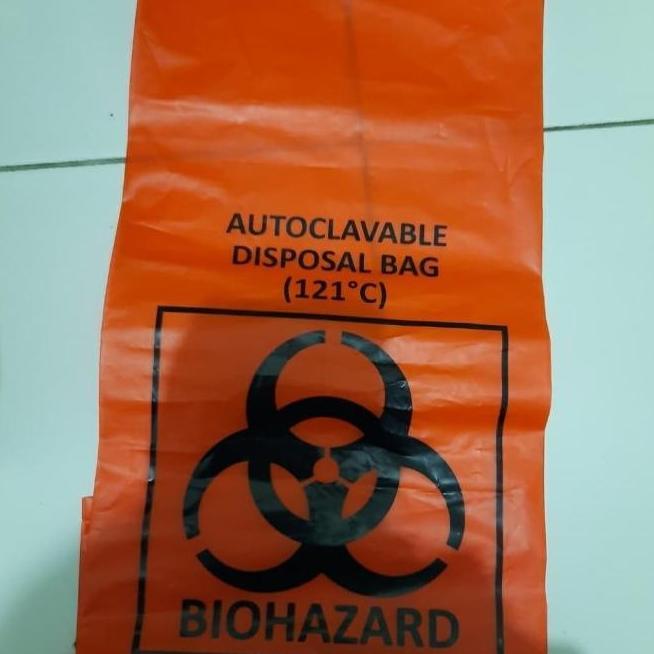 autoclavable disposal biohazard bag, kantong medis