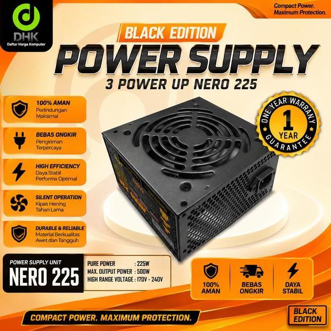 Power Supply ATX 500W PowerUp