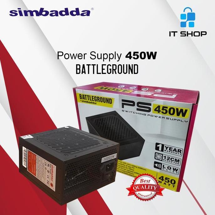 Power Supply Simbadda 450W Untuk PC