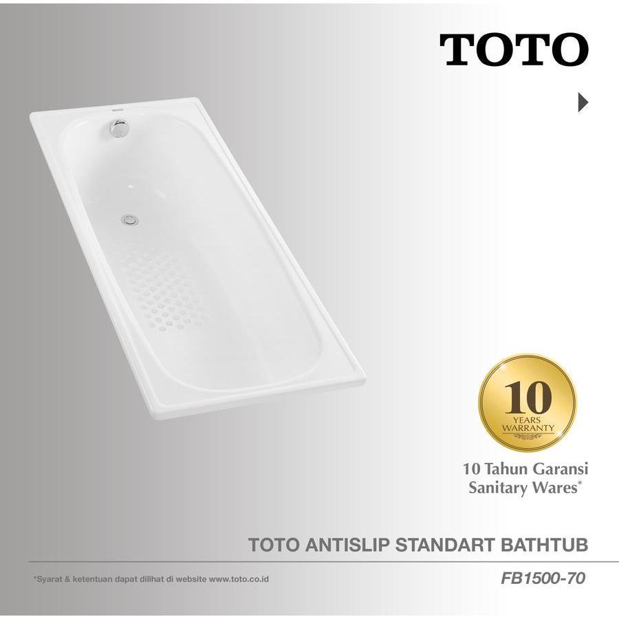 Bathtub Tanam TOTO FB1500-70 Komplit Set ORIGINAL