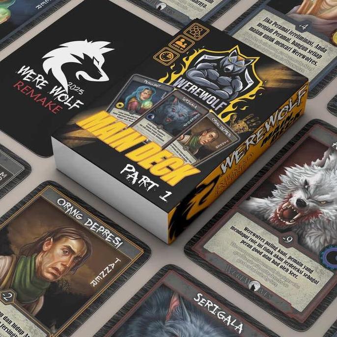 AHMAD_NAJARUDIN - KARTU WEREWOLF 2025 BAHASA INDONESIA LENGKAP CARD GAME REMAKE