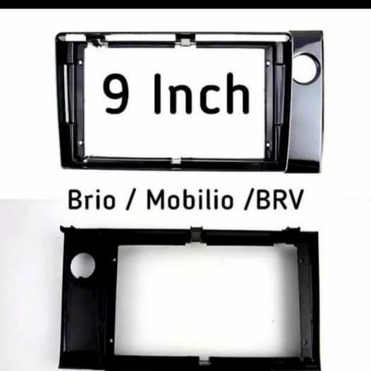 frame double din android 9 inch brio/mobilio/brv