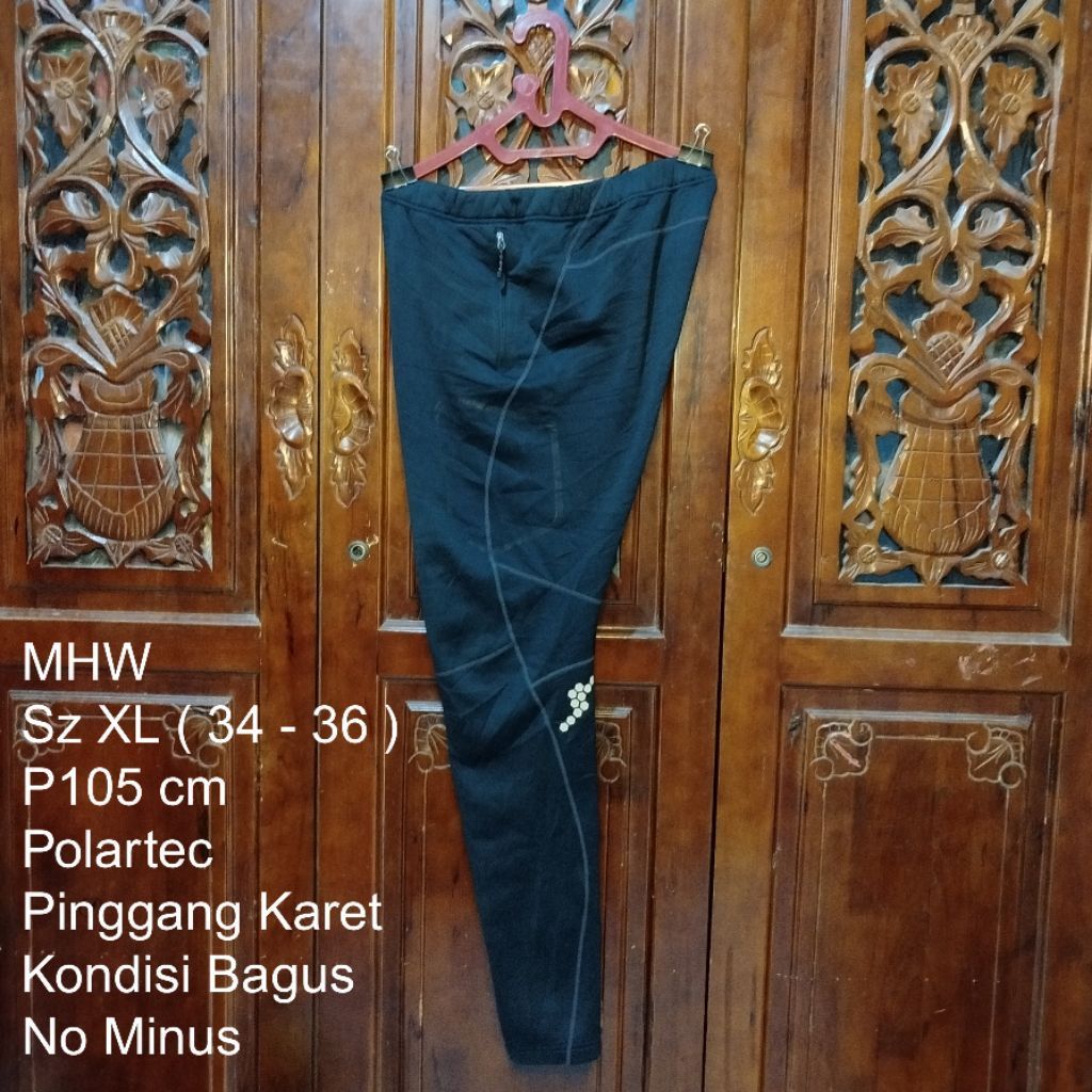 CELANA PANJANG TRAINING HIKING OUTDOOR MOUNTAIN HARDWARE MHW SIZE XL BEKAS SECOND