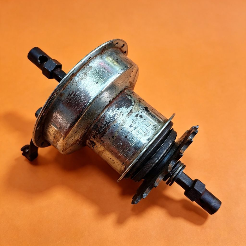 Tromol persneleng internal gear Sturmey Archer England 3 speed untuk sepeda klasik onthel cik cik