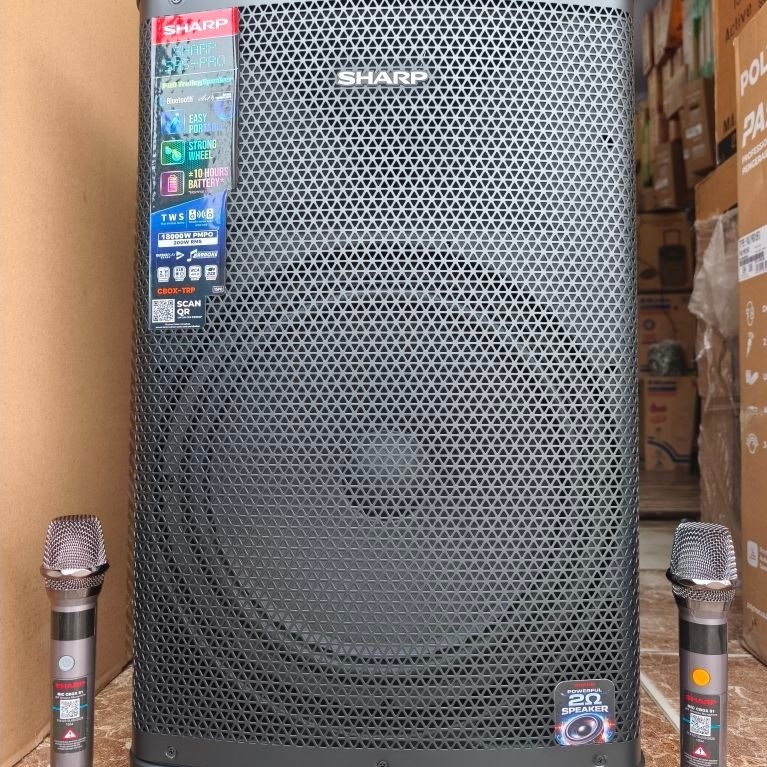 speaker Sharp 15 inc/ speaker Sharp cbox TRP-15BP