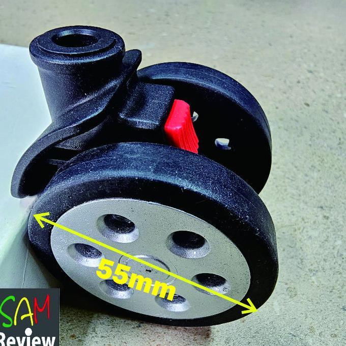 MR SPEED Roda Koper 1 Pcs 55mm for Rimowa - Roda Pengganti Koper Premium Independently Run Super Smo