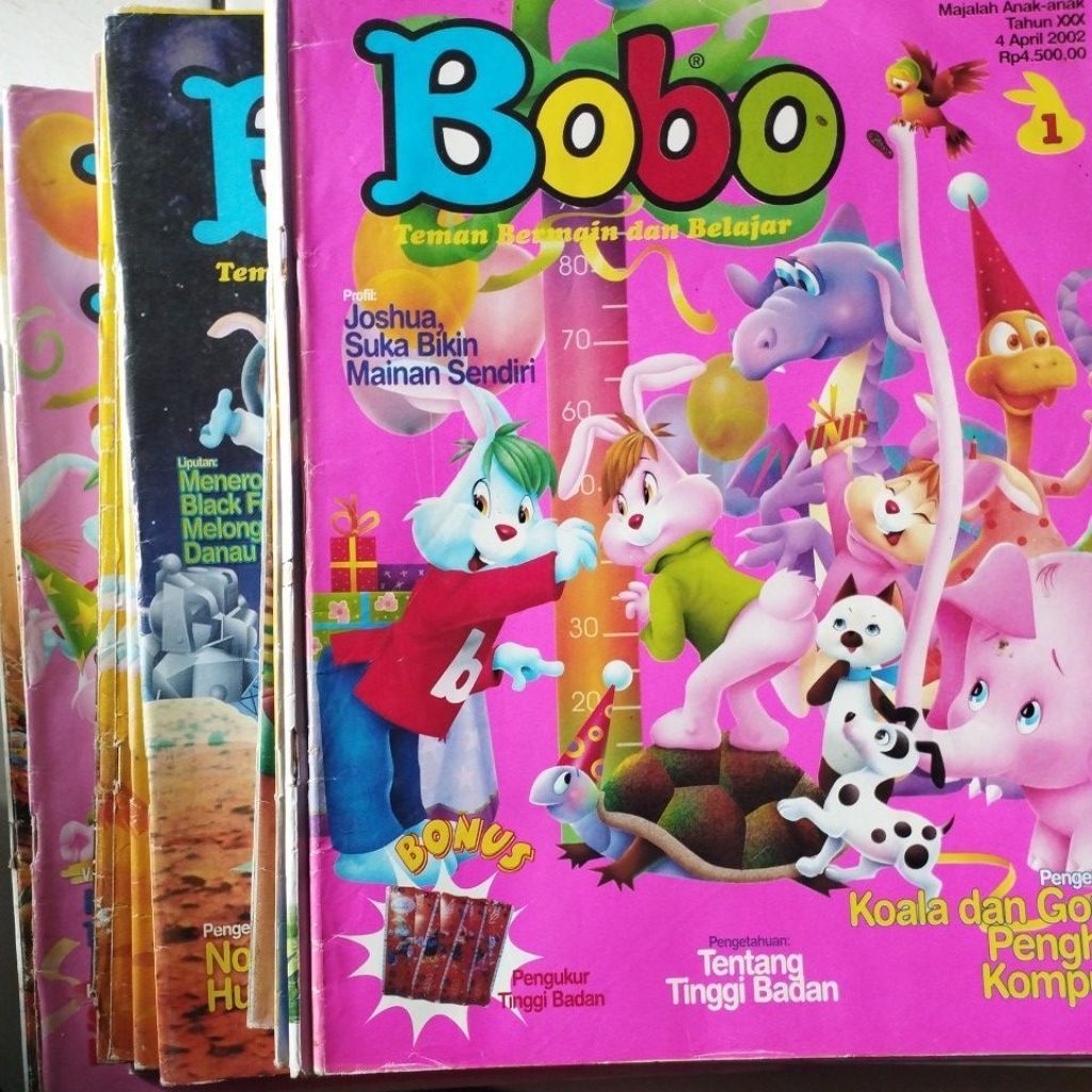 MAJALAH ANAK "BOBO" TAHUN 2002
