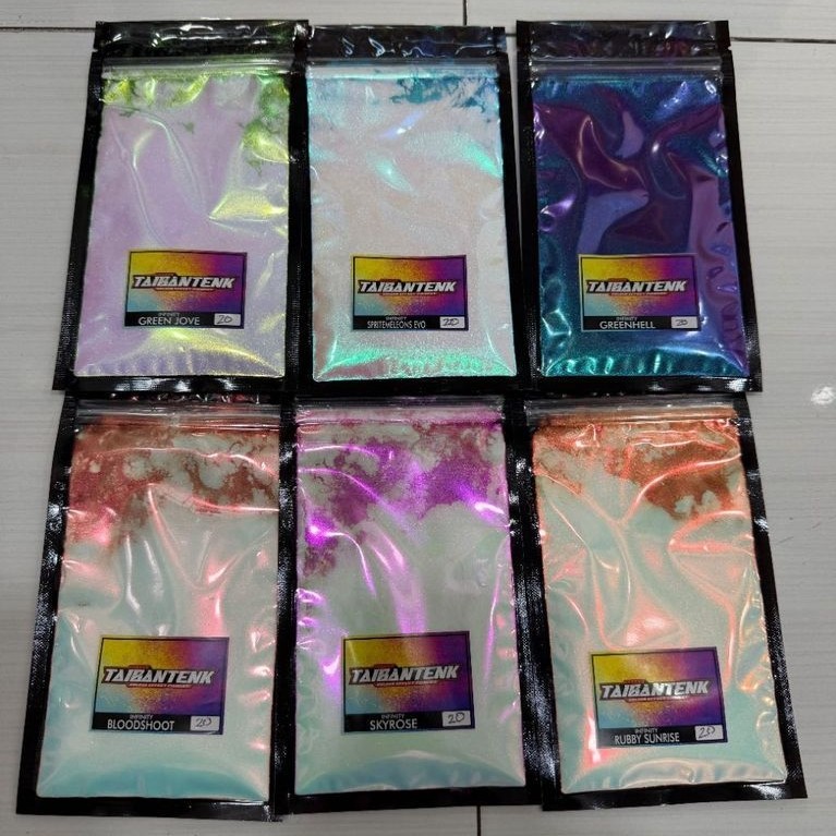 Bubuk Pigmen Bunglon / Powder Cat Taibantenk (Partikel Kasar)