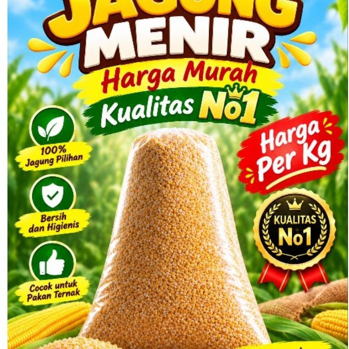 Jagung Giling Kering Pakan Ayam | Jagung Giling Pakan Ternak | Jagung Giling Kering