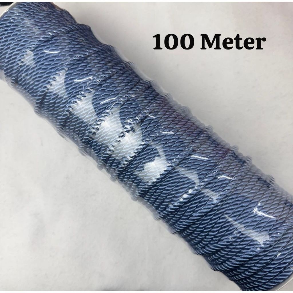(PER 100 METER) - TALI KUR TAMBANG 5 mm | TALI KUR SOUVENIR 5mm / TALI KUR TAMBANG PARCELL