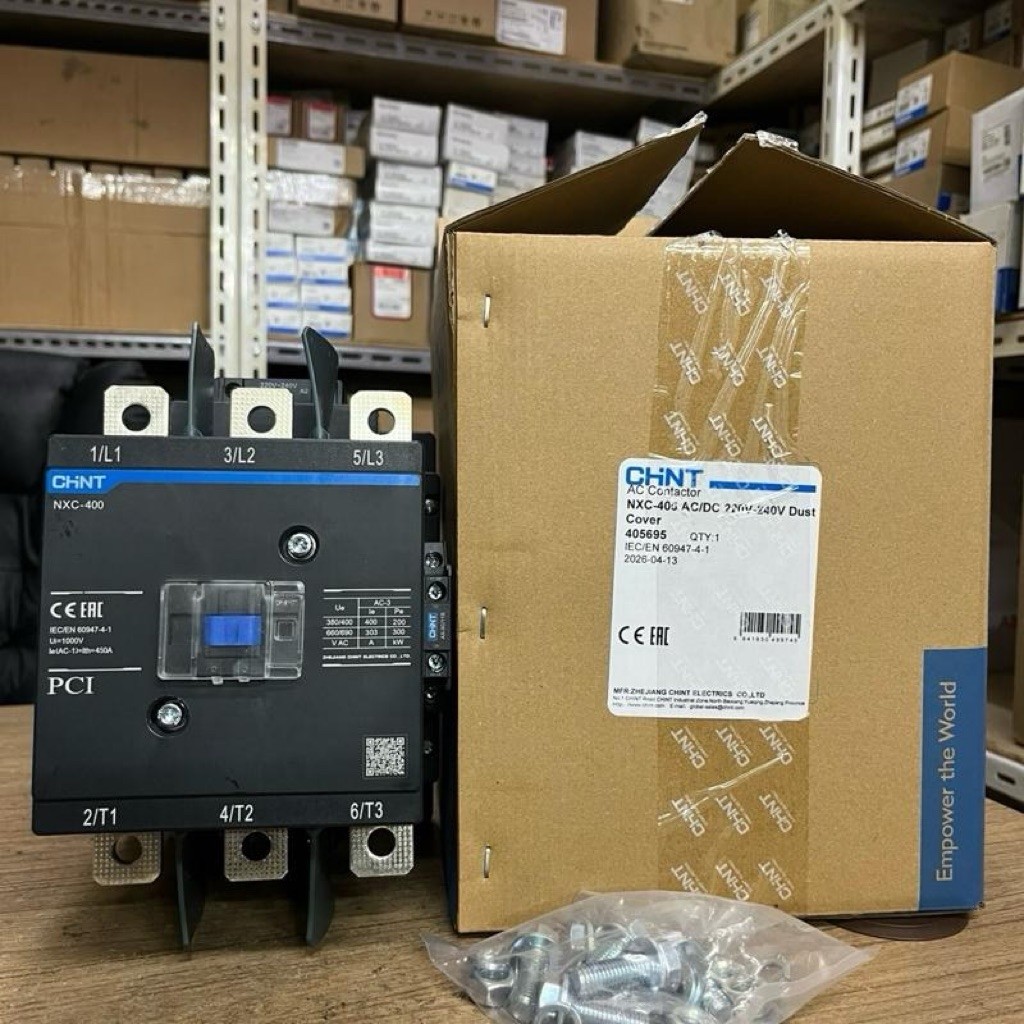 CONTACTOR CHINT NXC-400 220V original chint