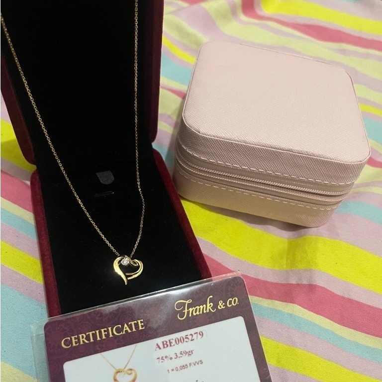 Kalung diamond Wanita Frank & Co full surat
