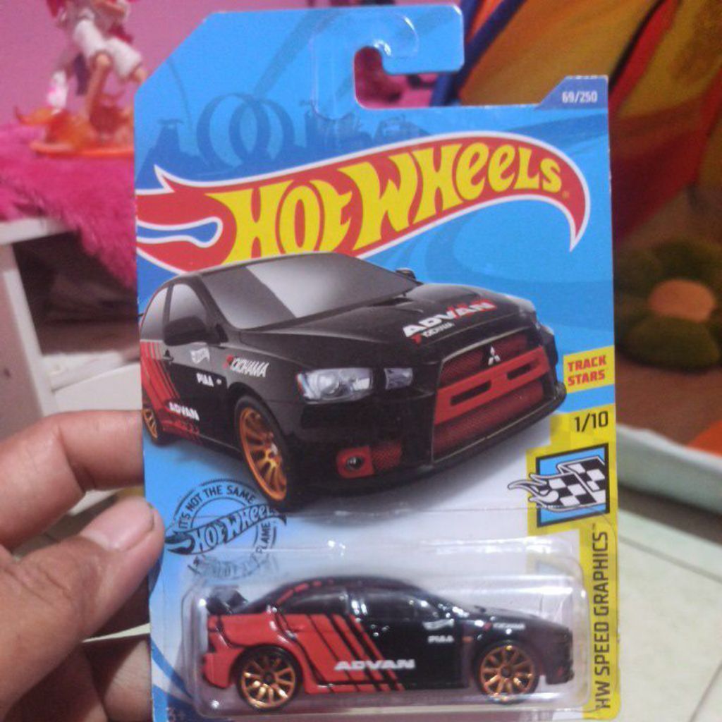 Hot wheels 2008 Lancer Evolution advan