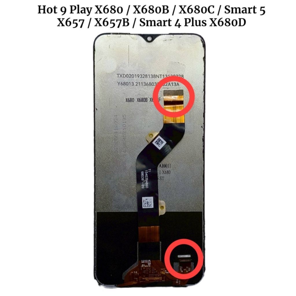 Konektor Lcd Infinix Hot 9 X655 / X655C / X655D / Hot 9 Pro X655F / Note 7 Lite X656 / T3cno Spark 5