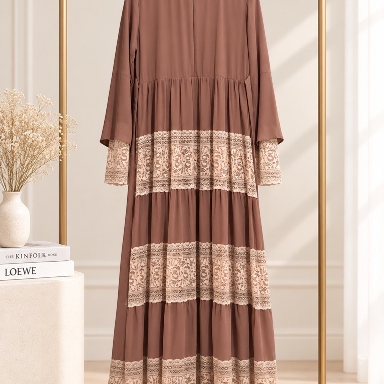 Dress mix brokat by Gamalea