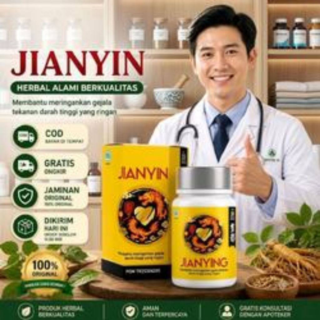 Jianying Asli Original Herbal Kapsul Atasi Hipertensi Kolesterol