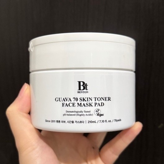 Benton Guava 70 Skin Toner Face Mask Pad (minus +- 5 pads)