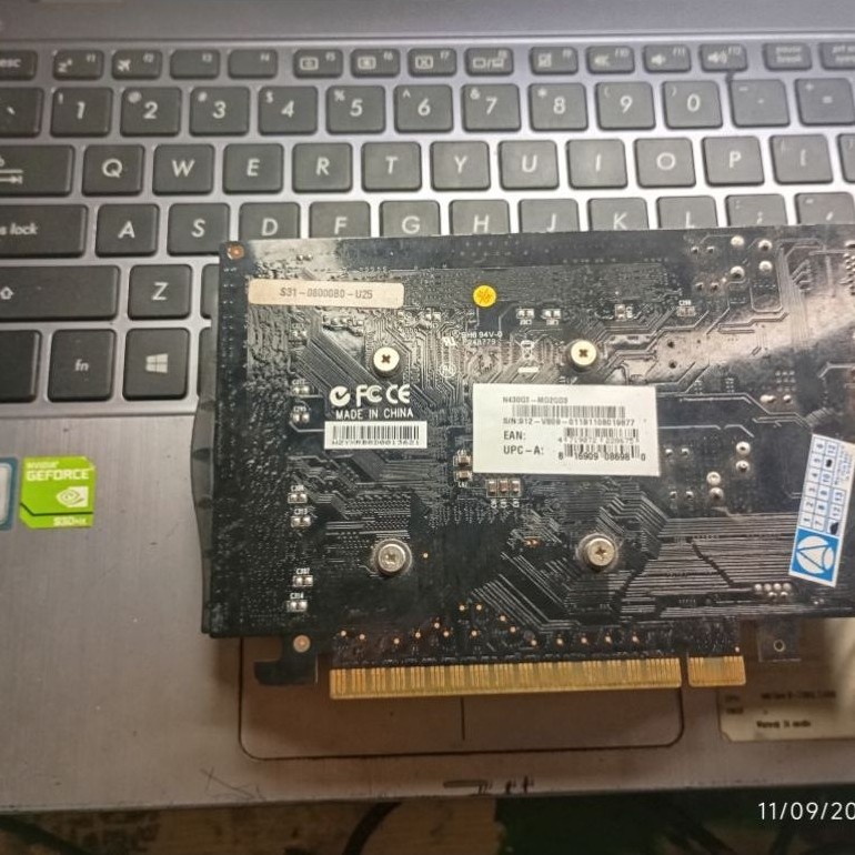 VGA 430GT 2GB DDR3 MSI BEKAS COPOTAN NORMAL MULUS