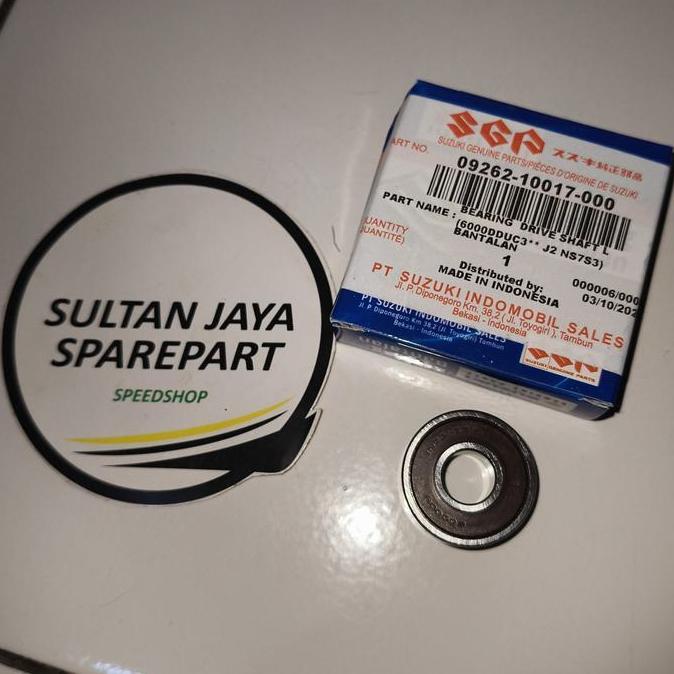 BEARING BAK CVT / SHAFT AS CVT KIRI SUZUKI SKYWAVE 125 ORI SGP 09262-10017-000