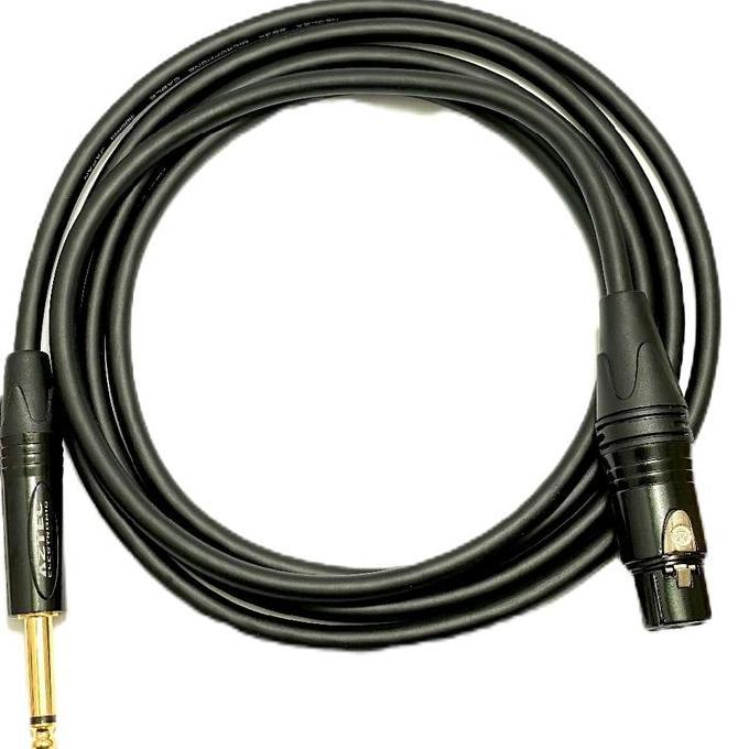 Kabel mic 20 meter Mogami - xlr female to TS 6.5mm Aztec gold original