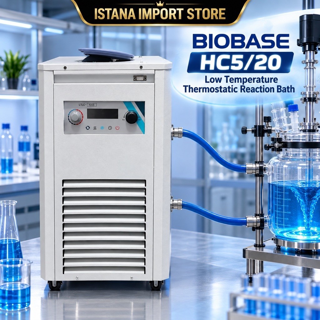 BIOBASE HC5/20 Low Temperature Thermostatic Reaction Bath 5L Minus 20C sampai 20C Chiller Laboratori