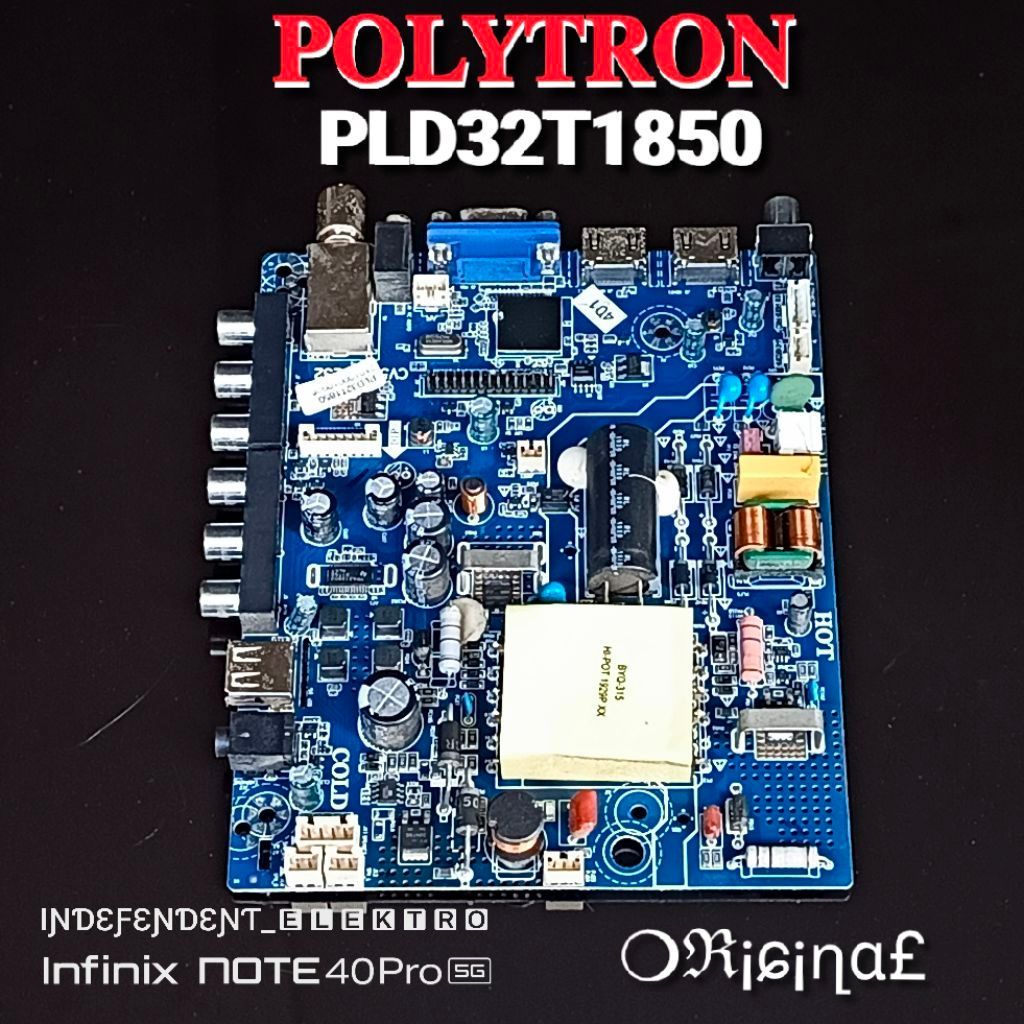 Mainboard polytron PLD32T1850   Mainboard Tv polytron pld32t1850 pld 32t1850