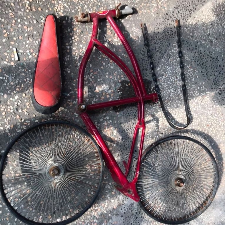 Frame Lowrider Long Boy Ukuran 20 Merah