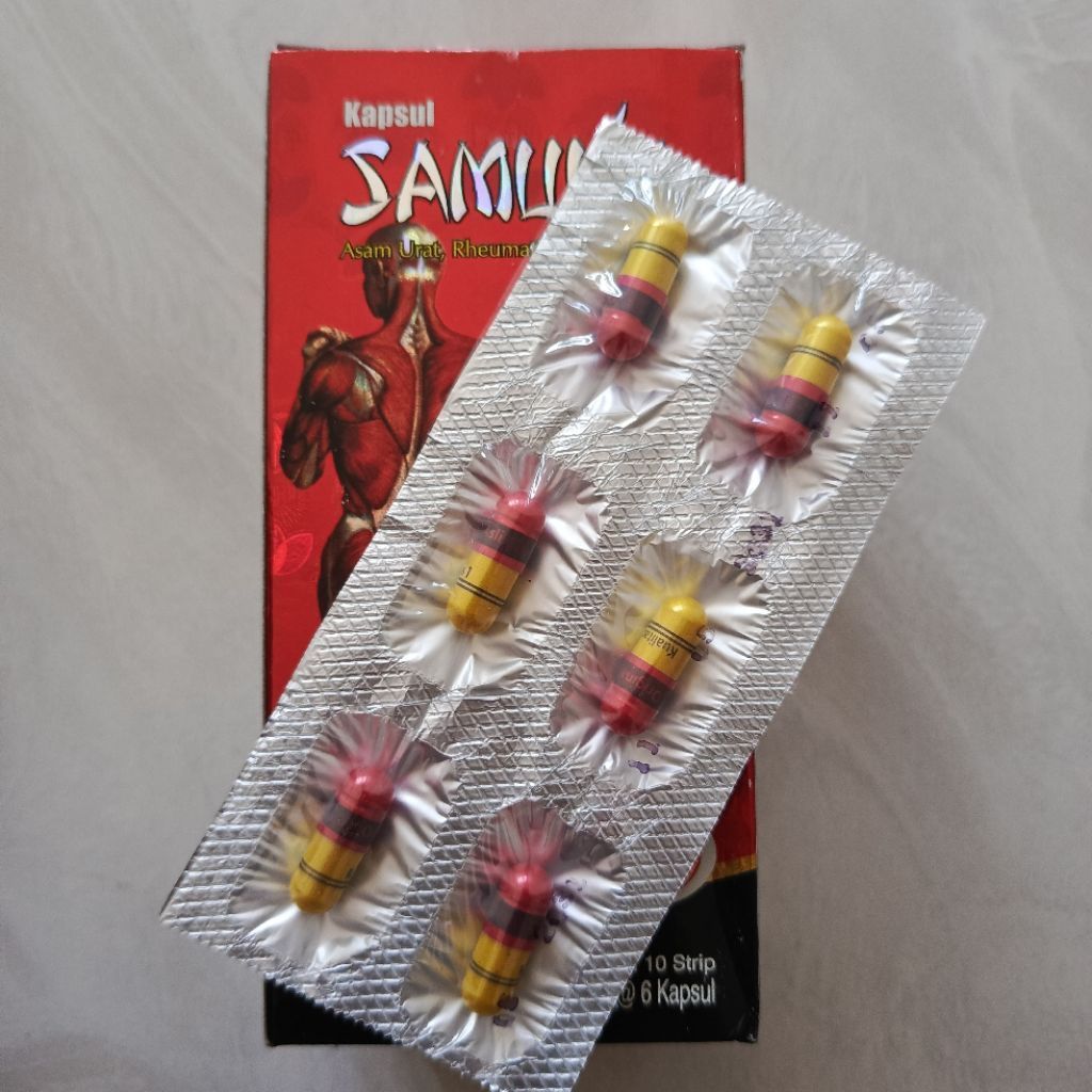 Jamu Samulin Kapsul Untuk Asam Urat Dan Pegel Linu