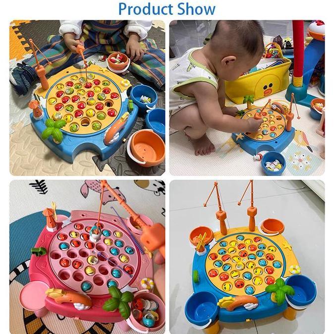 Mainan Pancing ikan Mainan Perempuan Pancing Anak Anak Lengkap Pancingan ikan Set Lengkap Mainan ASS