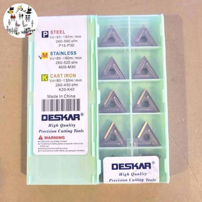 Insert Bubut Tnmg 160404 R Deskar Mata Bubut Tnmg 160404R Tngg 160404R Tnmg 16 Insert Segitiga Mata 