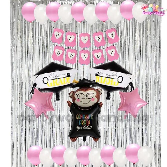 Paket Dekorasi Backdrop Wisuda / Graduation