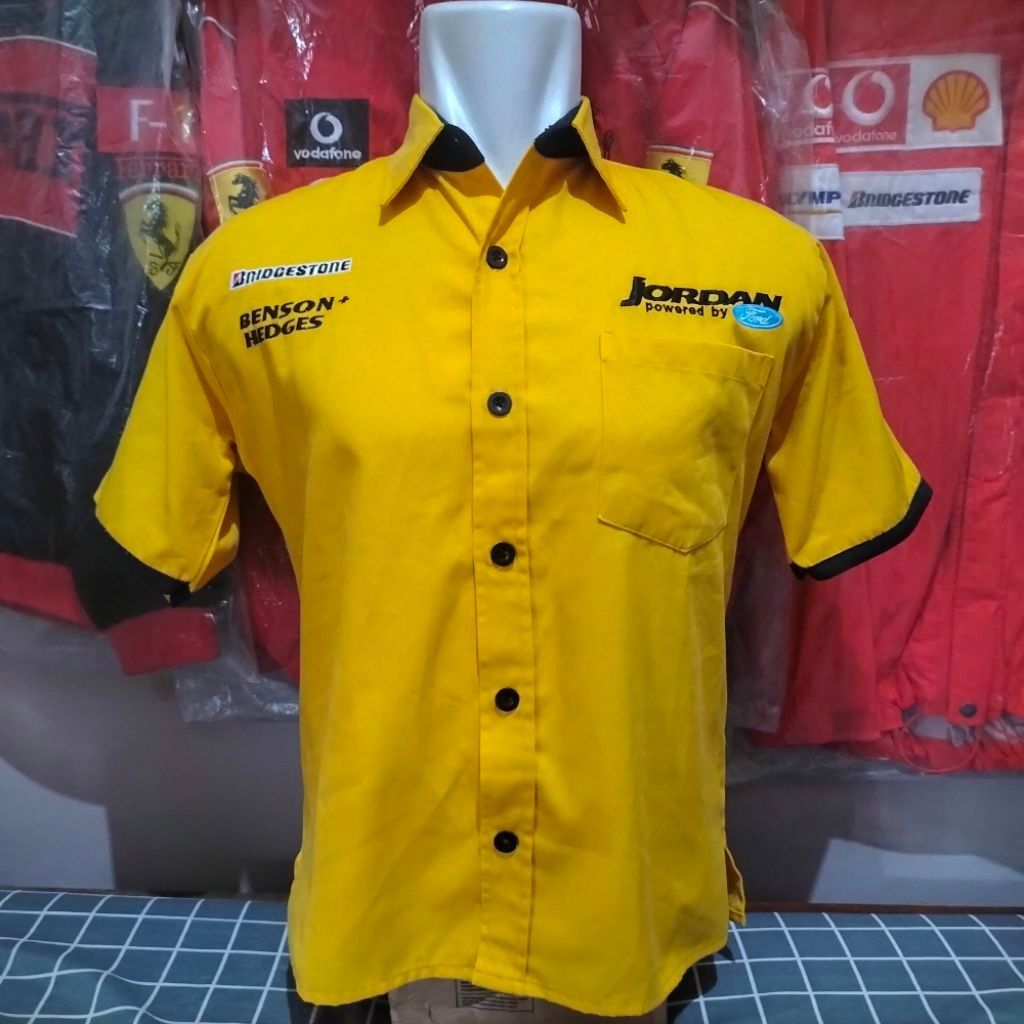 Workshirt Jordan Grand Prix Vintage Original Official Merchandise Jordan Grand Prix F1 Team 2003 Kem