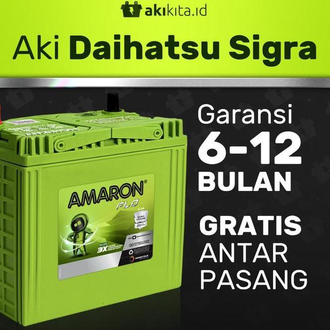 Aki Mobil Daihatsu Sra Amaron 12V 35 Ah 45 Ah Gratis Pemasangan Aki