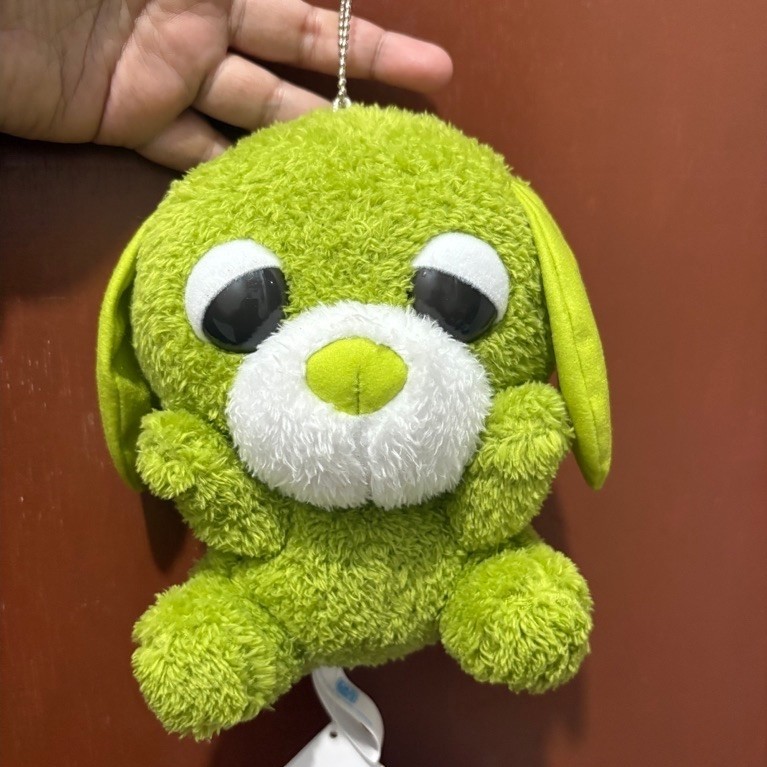 Gantungan Kunci Boneka Ocha Ken Anjing Green Tea