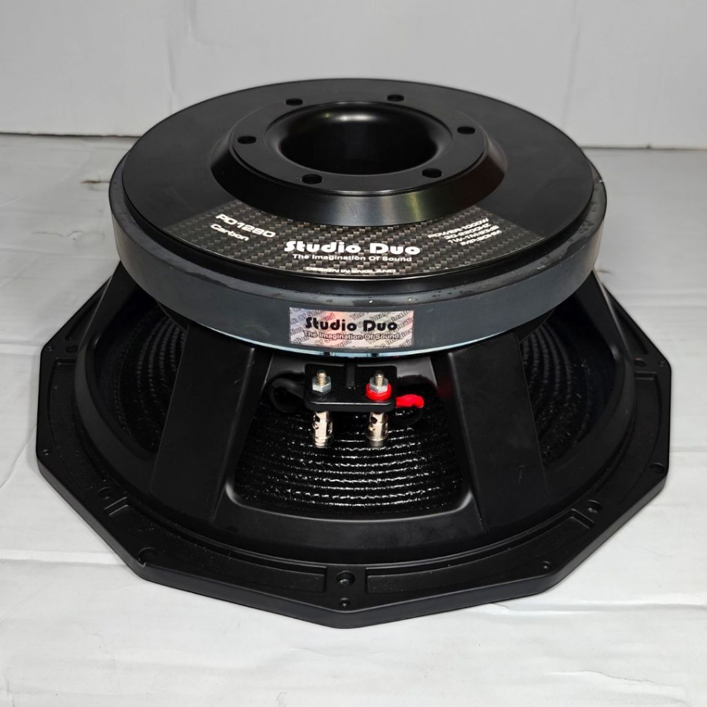 Komponen Speaker / 12 Inch / Studio Duo PD1280 Carbon Hitam / VC 4 IN / STD PD1280 PD 1280 Red Merah