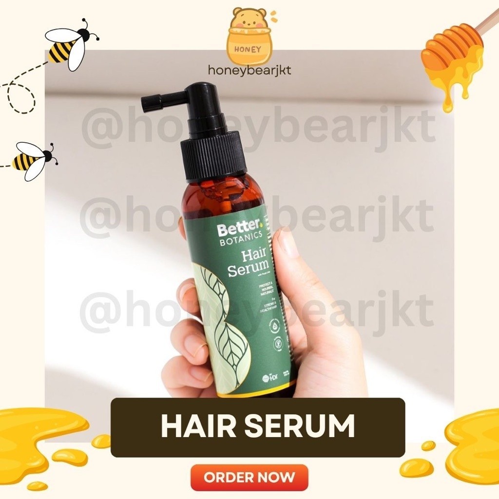 Better Botanics Hair Serum / Serum Rambut HDI / hair dan shampoo anti rontok volume HDI