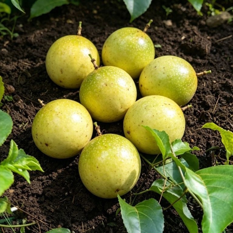 5 Butir Buah Markisa Benih Unggul Benih Markisa Madu Manis