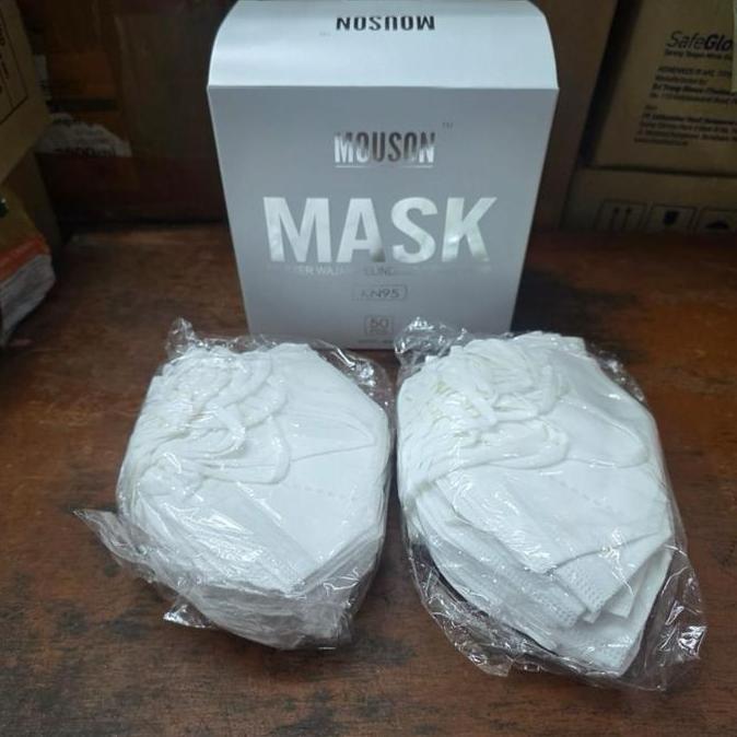 MASKER KN95 MOUSON Isi 50 pcs / MOUSON MASK isi 50 Masker Wajah Pelindung Setiap Hari