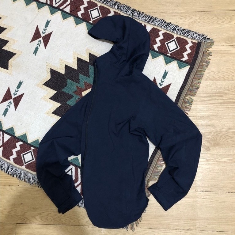 (HARGA NET / PAS) UNIQLO BLOCKTECH NAVY 2 SZE XL USED CONDITION / UNIQLO BLOCKTECH / JUAL JACKET UNI
