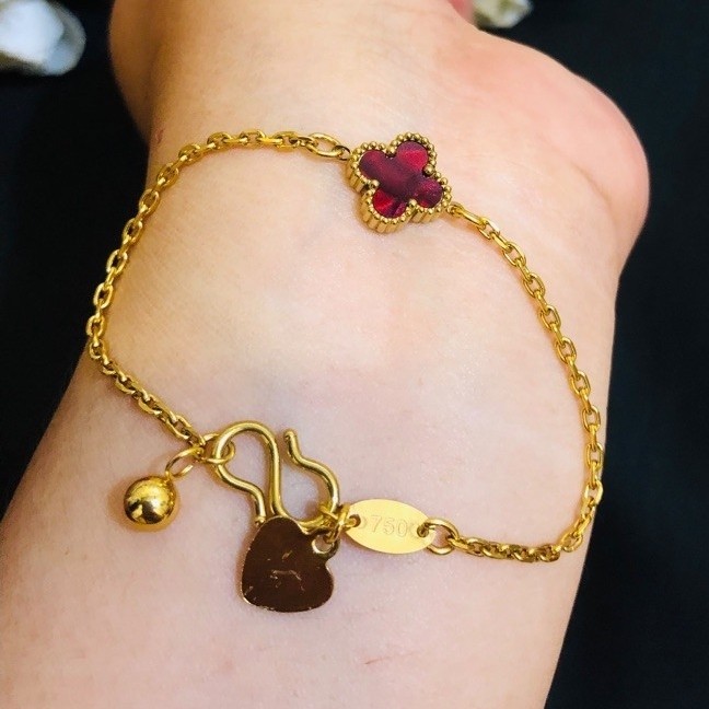 gelang titanium motif mas