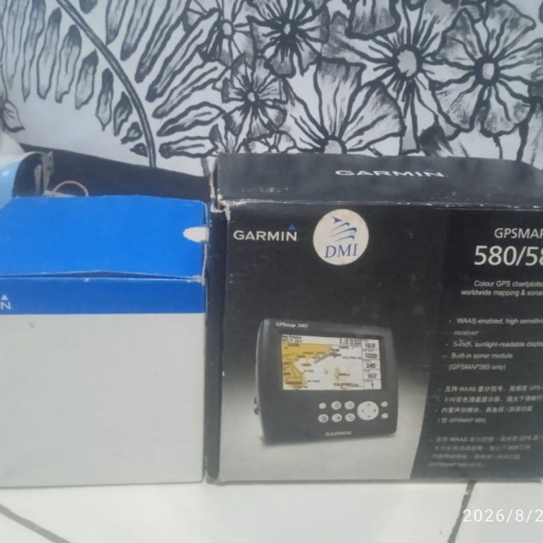 Garmin GPSMAP 580 DMI Plotter GPS Warna untuk Pelayaran