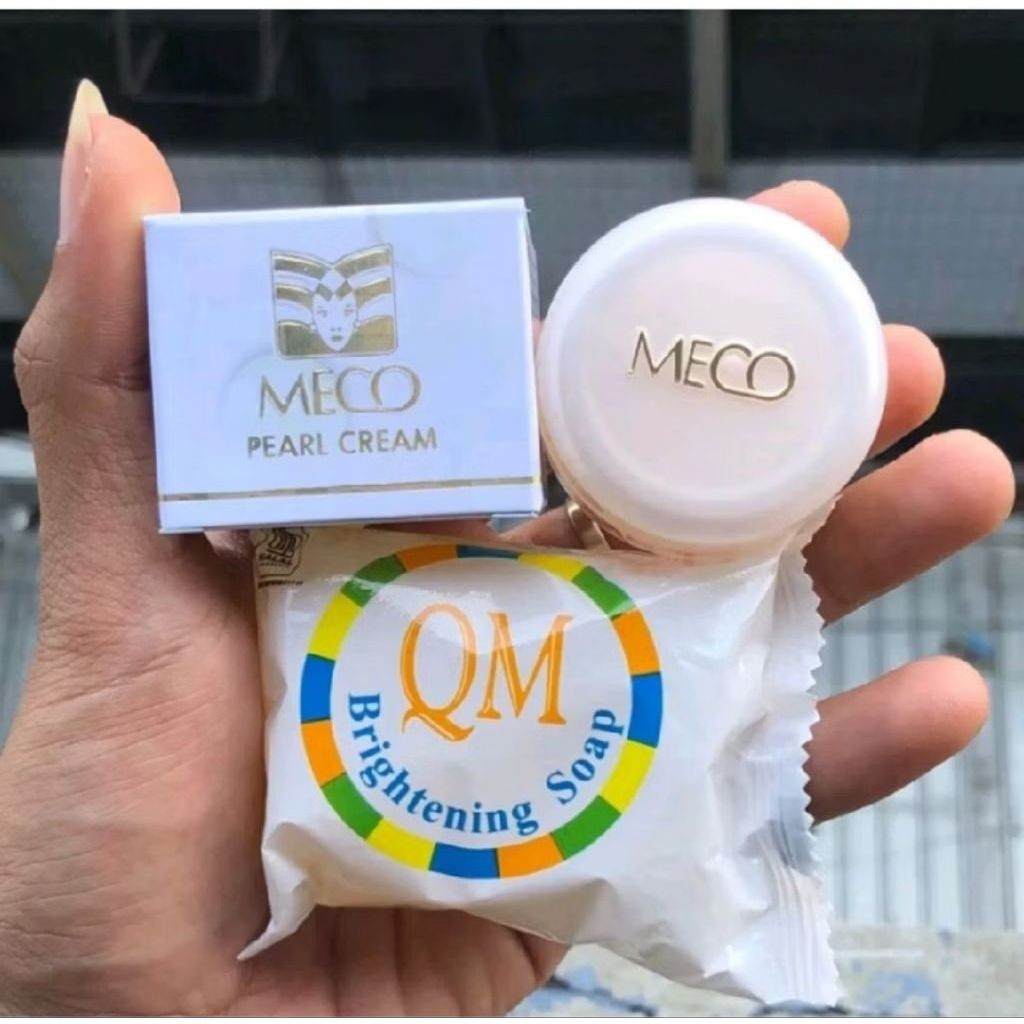 Paket Cream Meco & Sabun Qm Brightening