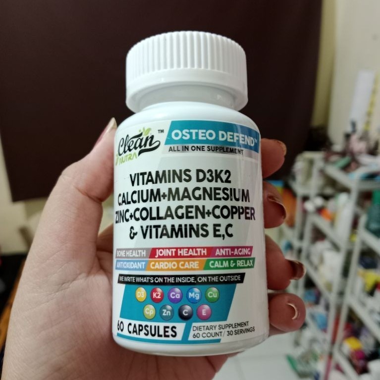 Kalsium Magnesium Zinc D3K2 Suplemen Sehat VeganKalsium Magnesium Zinc D3K2 Suplemen Sehat Vegan