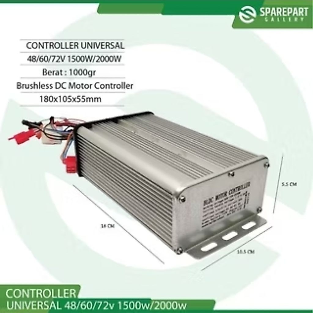 Controller universal BLDC 48/60/72v 1500w - 2000W