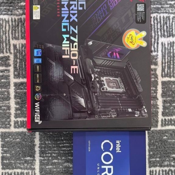 intel core i9 13900K + Motherboard Asus ROG Z790-E Gaming wifi